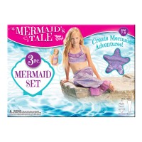 Mermaid 3 piece Set, Purple - Sm/Med   